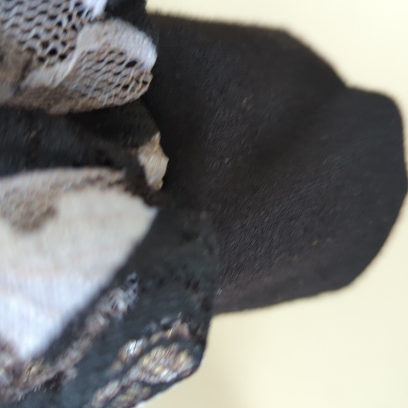 VAVA Chevron Lace Sleeves Off Shoulder Top M - Picture 12 of 16